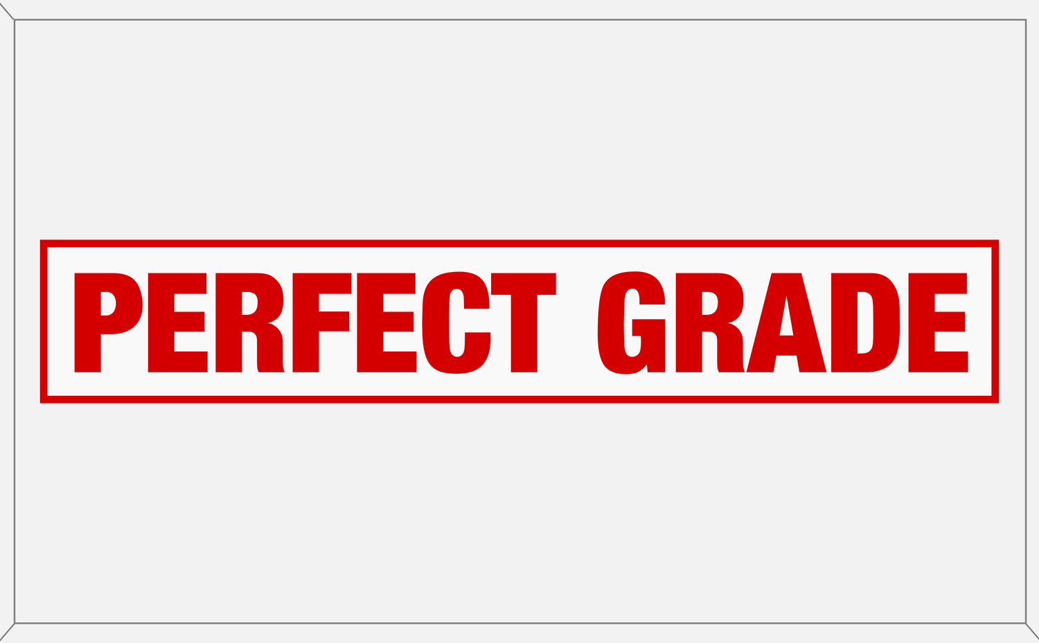 Perfect Grade [PG]