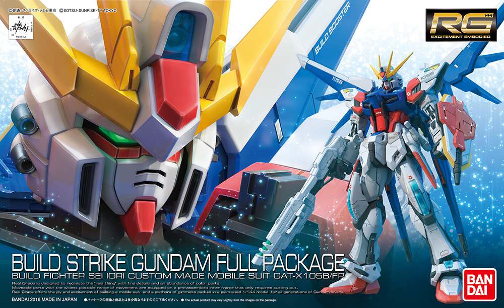 Rg 1/144 Gundam Build Strike Full Package